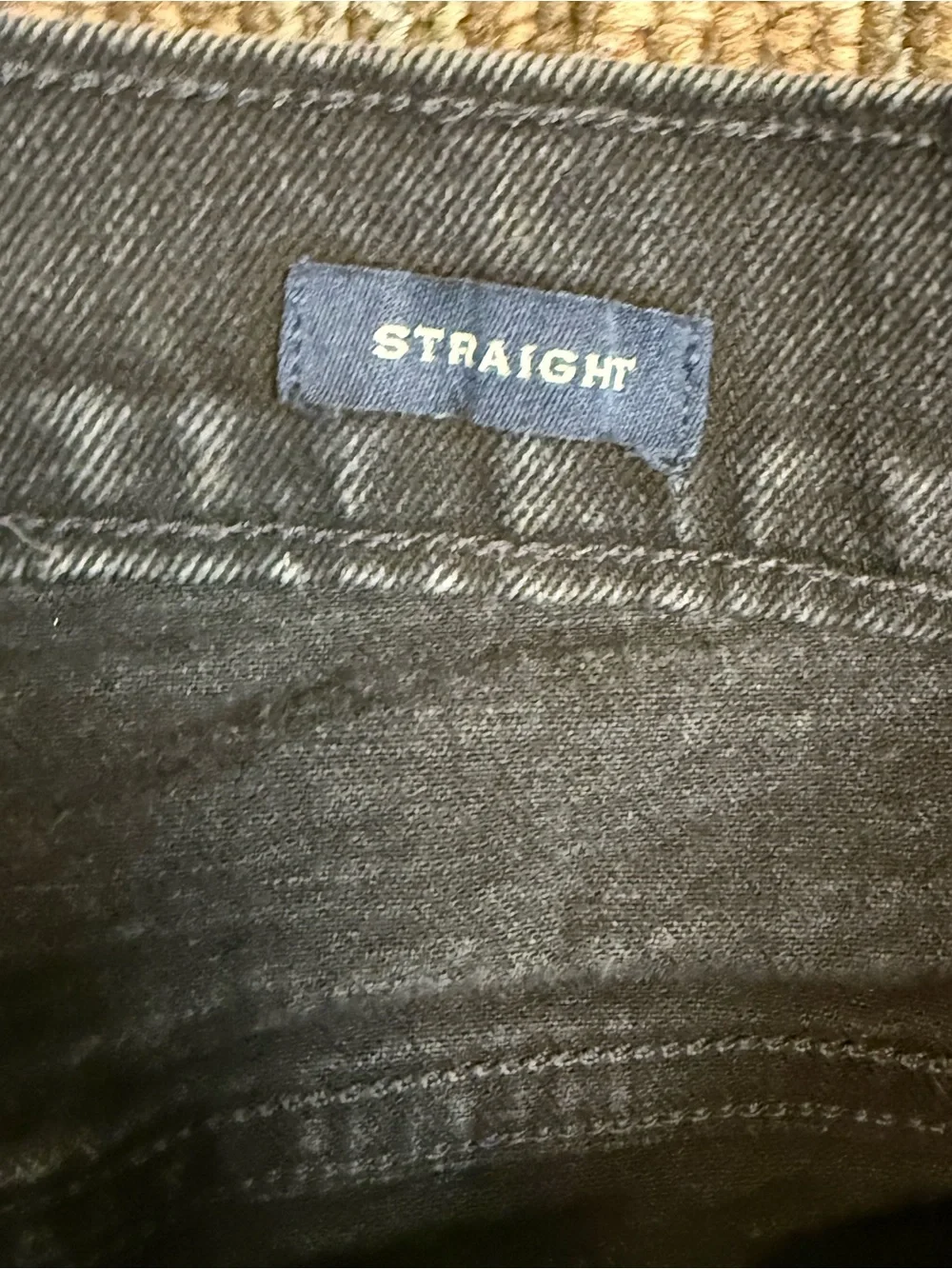 J. Crew Black Flex Straight Jeans